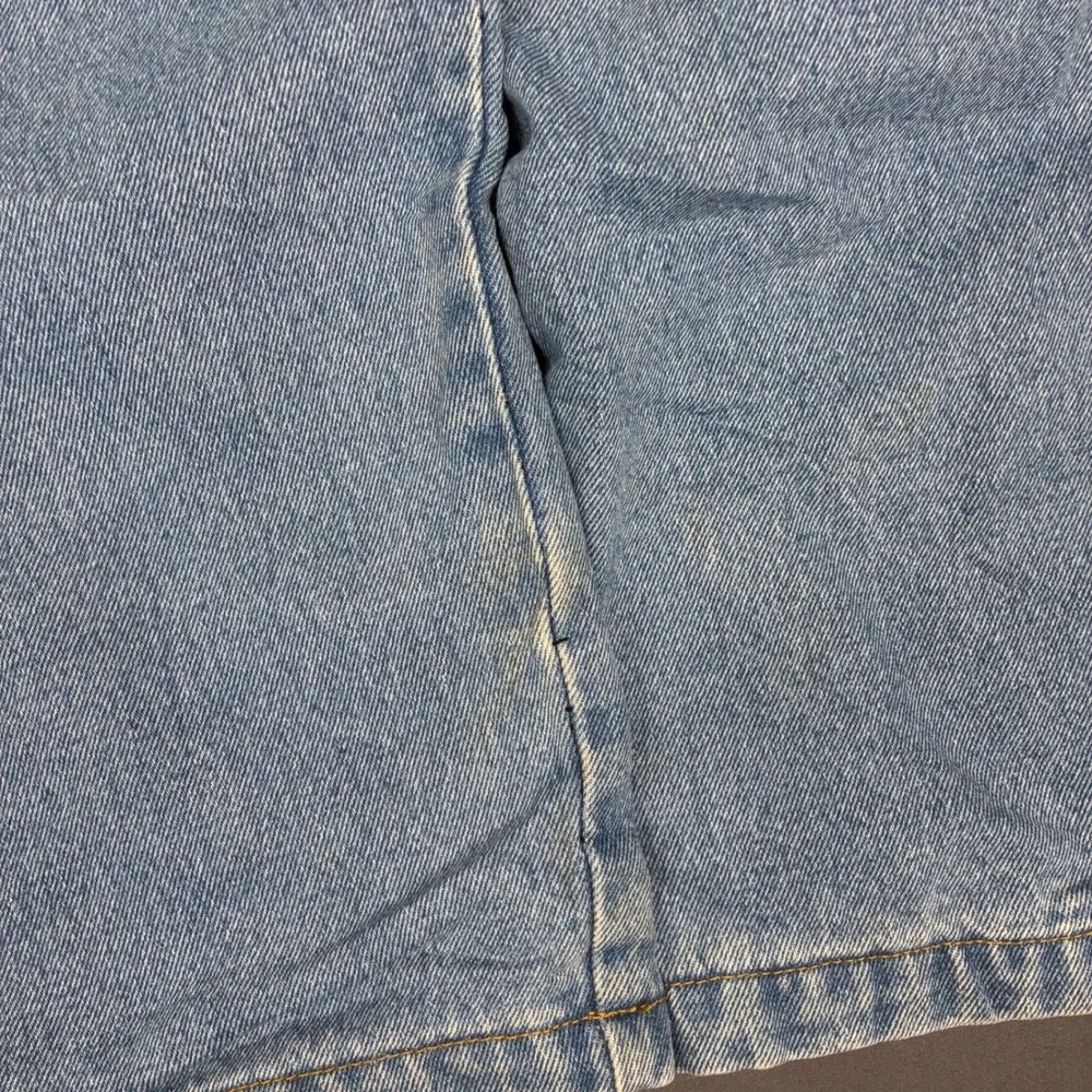 Icon Barrier Double Knee Denim Fleece Lined Pants Men's Size 40x33 Asphalt